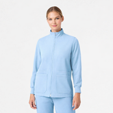 Venna Cropped Button-Up Jacket