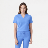 Zoya Cropped Button-Up Top