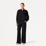 Zoya Cropped Button-Up Top
